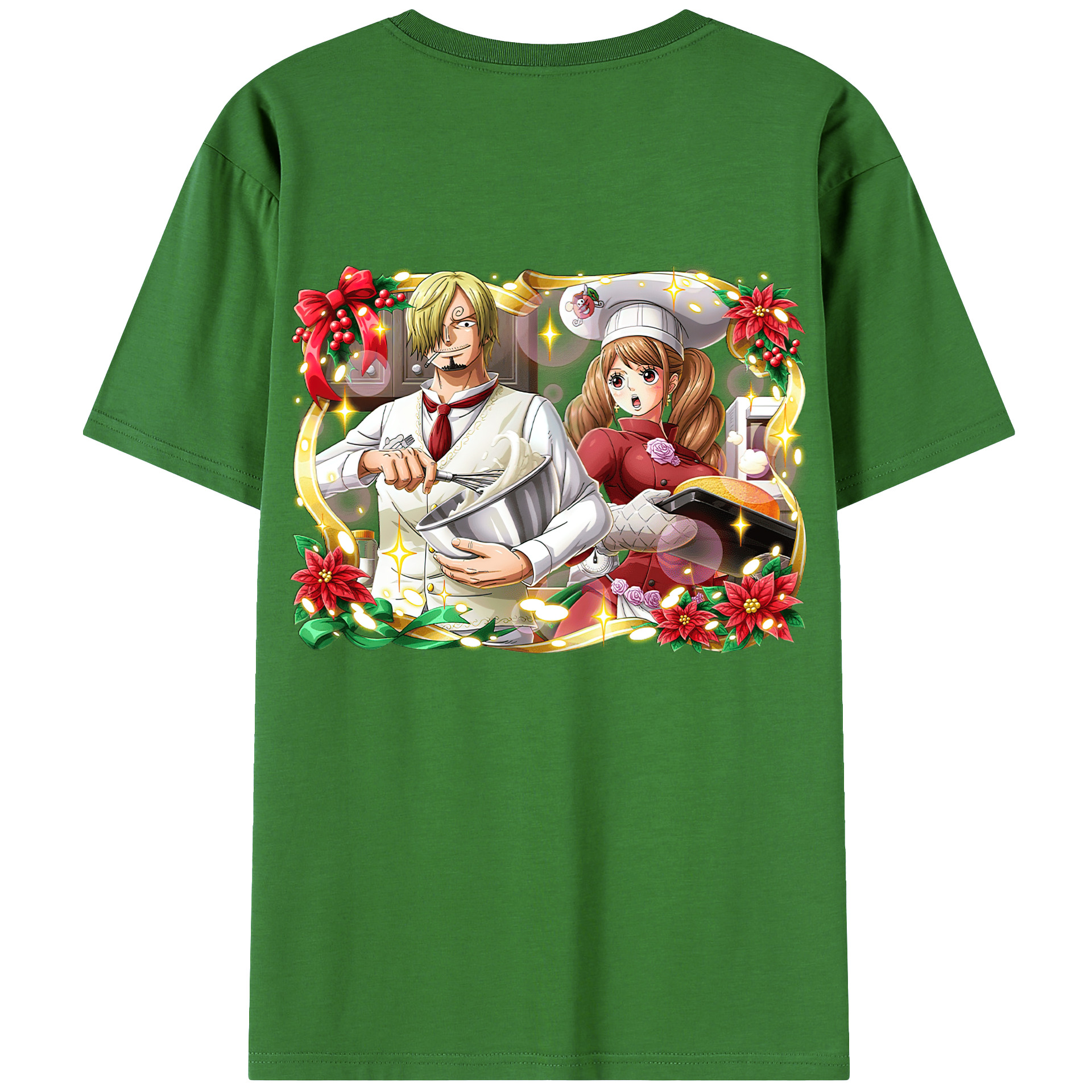 （画像用） ワンピース サンジ ONE PIECE Sanji レディース半袖Tシャツ(バックプリント)